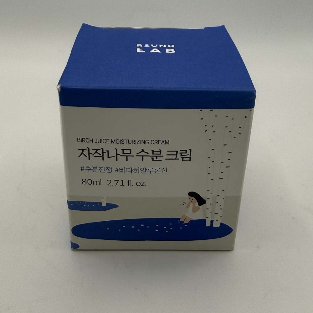 ROUND LAB Birch Juice Moisturizing Cream 80ml 2.71 oz Korean Skincare New